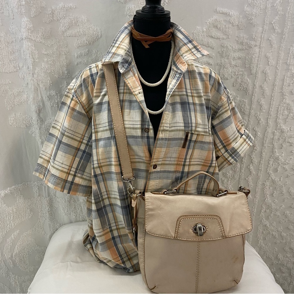 NORTH RIVER OUTFITTERS Unisex Button-Up Shirt Sz L Plaid Country Girl Western